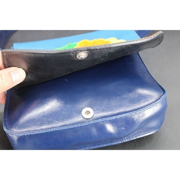 We Are One Vintage Patchwork Leather Cross Body As Shown On Canvas Clothier - Picture 7 of 8